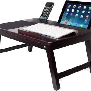 Sofia + Sam Left-Handed Laptop Bed Tray - Walnut